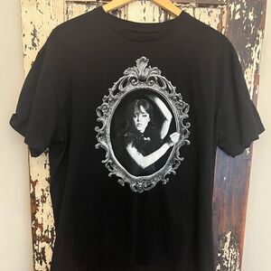 Wednesday Adams Jenna Ortega Halloween portrait T-shirt. Size XL.